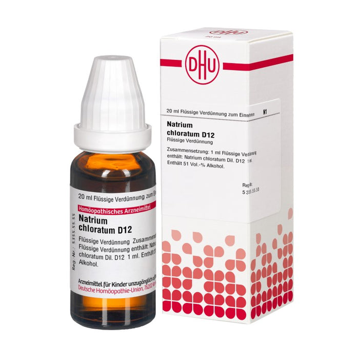 DHU Natrium chloratum D12 Dilution, 20 ml Lösung