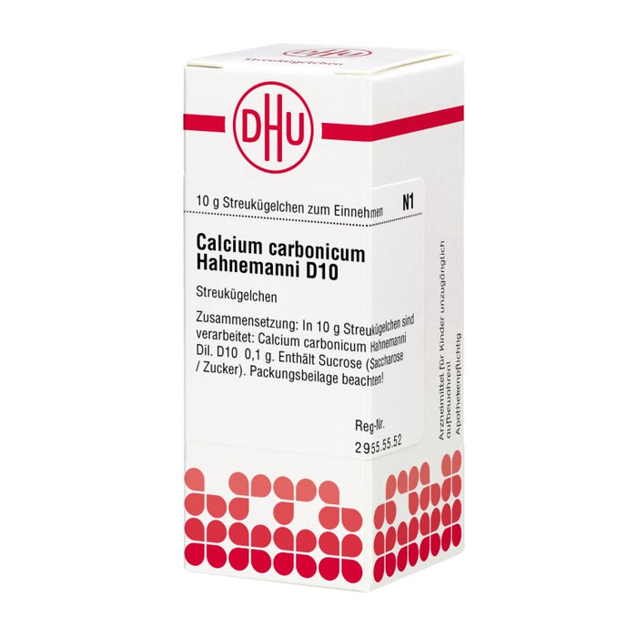 DHU Calcium carbonicum Hahnemanni D10 Streukügelchen, 10 g Globuli