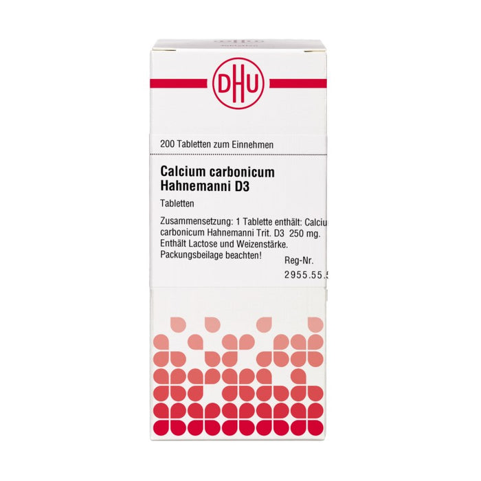 DHU Calcium carbonicum Hahnemanni D3 Tabletten, 200 St. Tabletten