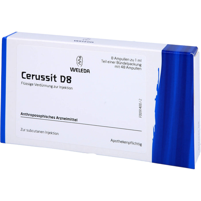 Cerussit D8 Weleda Amp., 48X1 ml AMP