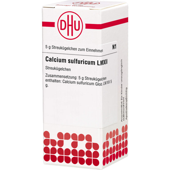 Calcium sulfuricum LM XII DHU Globuli, 5 g Globuli