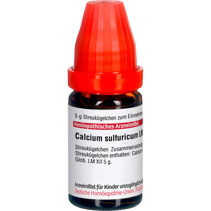 DHU Calcium sulfuricum LM XII Streukügelchen, 5 g Globules