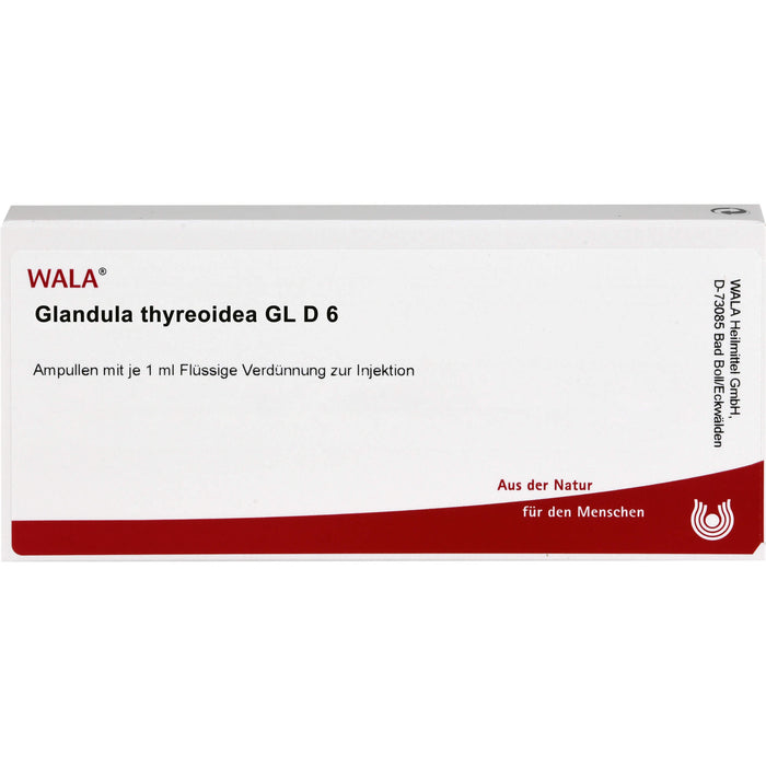 Glandula thyreoidea Gl D6 Wala Ampullen, 10 St. Ampullen