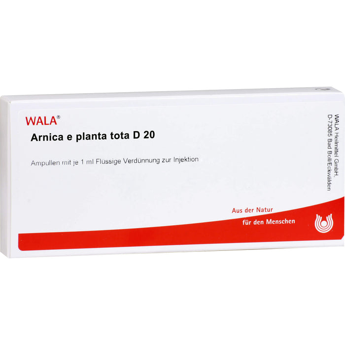 WALA Arnica e planta tota D20 flüssige Verdünnung, 10 pcs. Ampoules