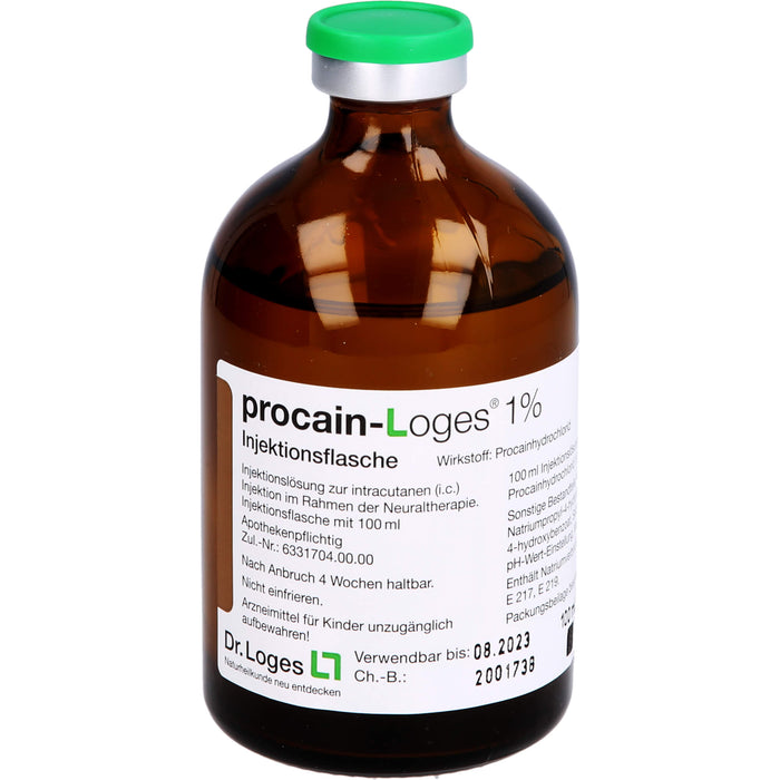 procain-Loges 1% Injektionsflasche, 100 ml Lösung