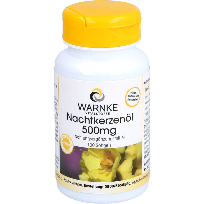 WARNKE Nachtkerzenöl 500 mg Kapseln, 100 pc Capsules