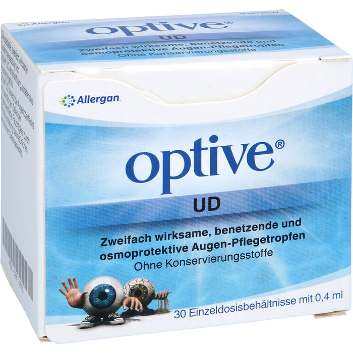 optive UD benetzende und feuchtigkeitsspendende Augentropfen, 30 pcs. Solution