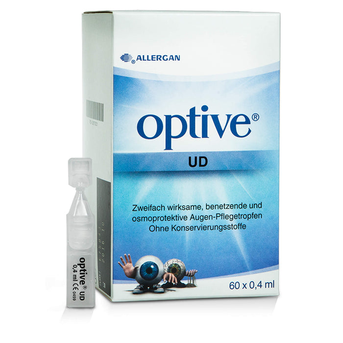 Allergan optive UD benetzende und osmoprotektive Augen-Pflegetropfen, 60 pcs. Solution