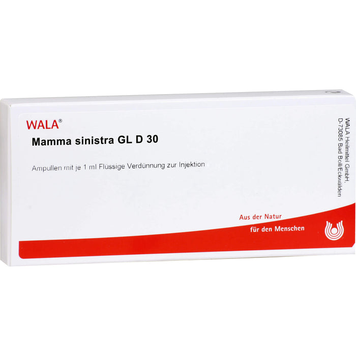 Mamma Sinistra Gl D30 Wala Ampullen, 10X1 ml AMP