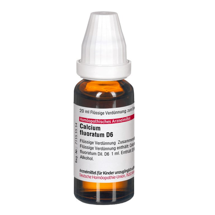 DHU Calcium fluoratum D6 Dilution, 20 ml Lösung