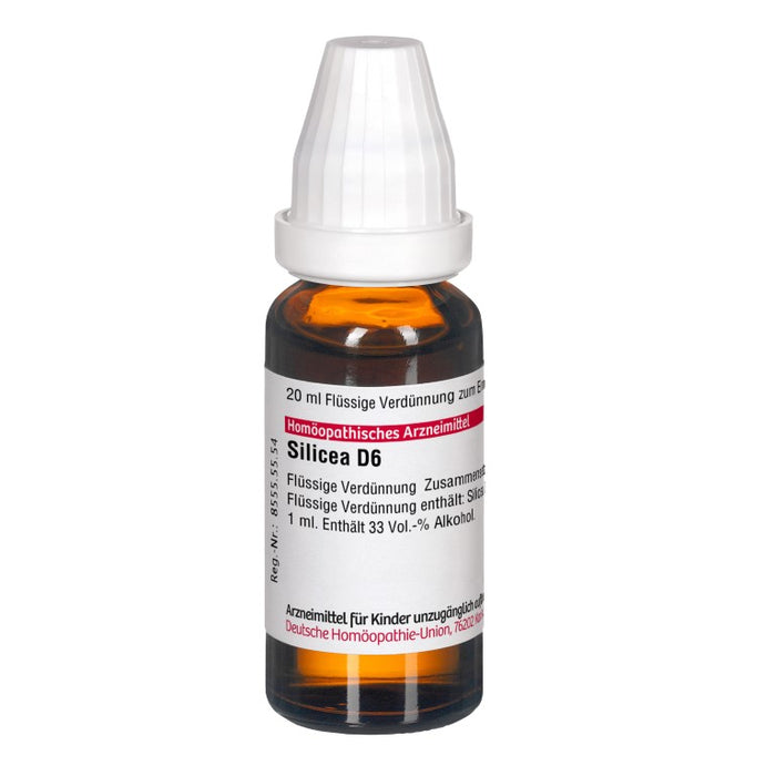 DHU Silicea D6 Dilution, 20 ml Lösung