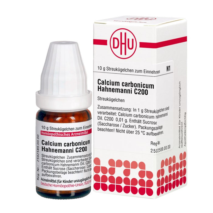 DHU Calcium carbonicum Hahnemanni C200 Streukügelchen, 10 g Globuli