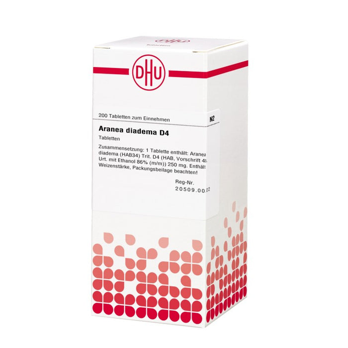 DHU Aranea diadema D4 Tabletten, 200 St. Tabletten