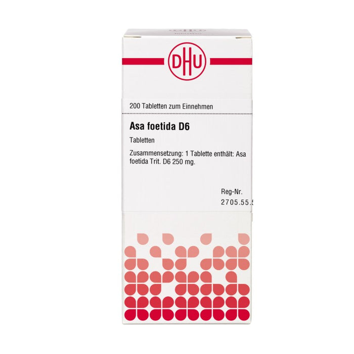 Asa foetida D6 DHU Tabletten, 200 St. Tabletten