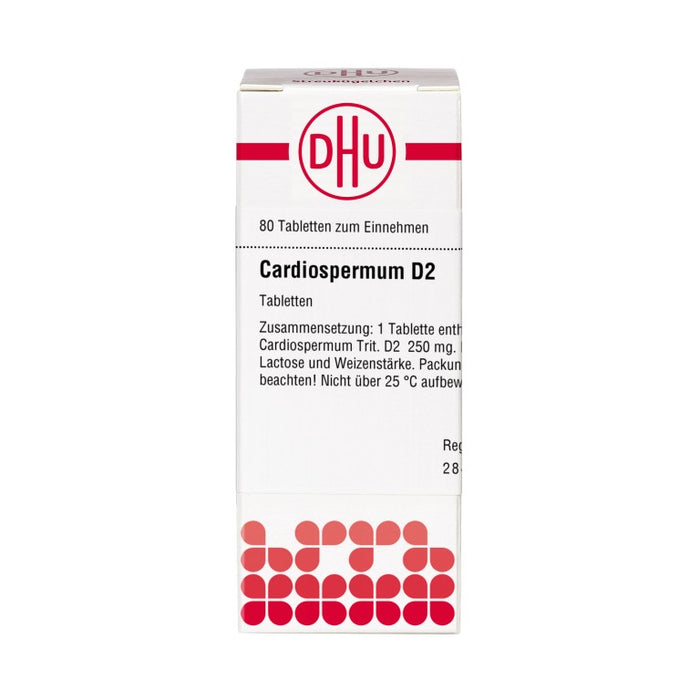 DHU Cardiospermum D2 Tabletten, 80 pc Tablettes