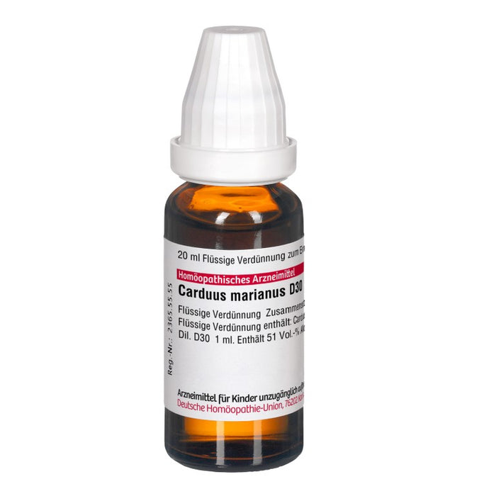 Carduus marianus D30 DHU Dilution, 20 ml Lösung