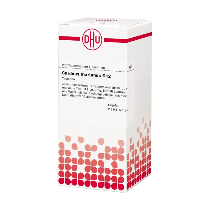 DHU Carduus marianus D12 Tabletten, 200 St. Tabletten