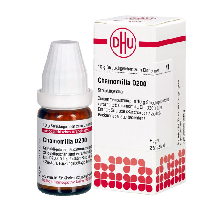 DHU Chamomilla D200 Streukügelchen, 10 g Globules