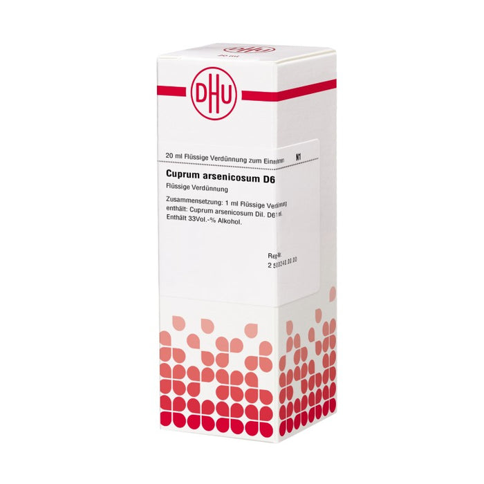 Cuprum arsenicosum D6 DHU Dilution, 20 ml Lösung