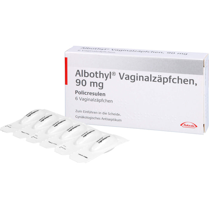 Albothyl Vaginalzäpfchen, 90 mg, 5 St. Zäpfchen