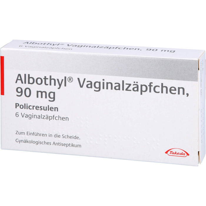 Albothyl Vaginalzäpfchen, 90 mg, 5 pc Suppositoires