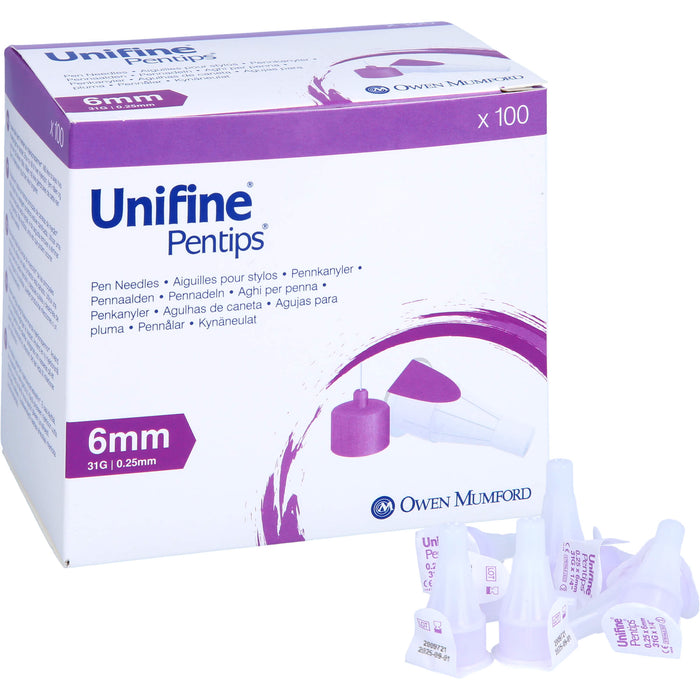 Unifine Pentips 0,33x6mm 31G, 100 St KAN