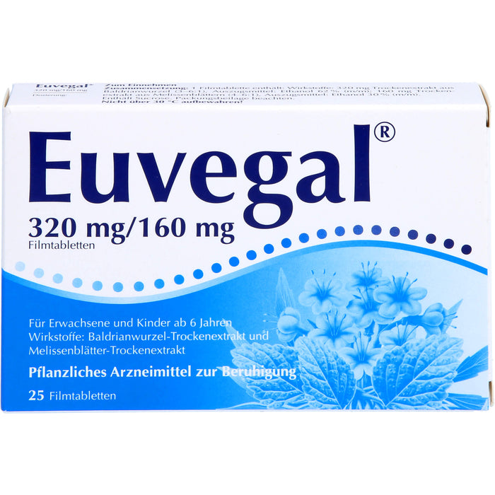 Euvegal 320 mg / 160 mg, Filmtabletten, 25 St FTA