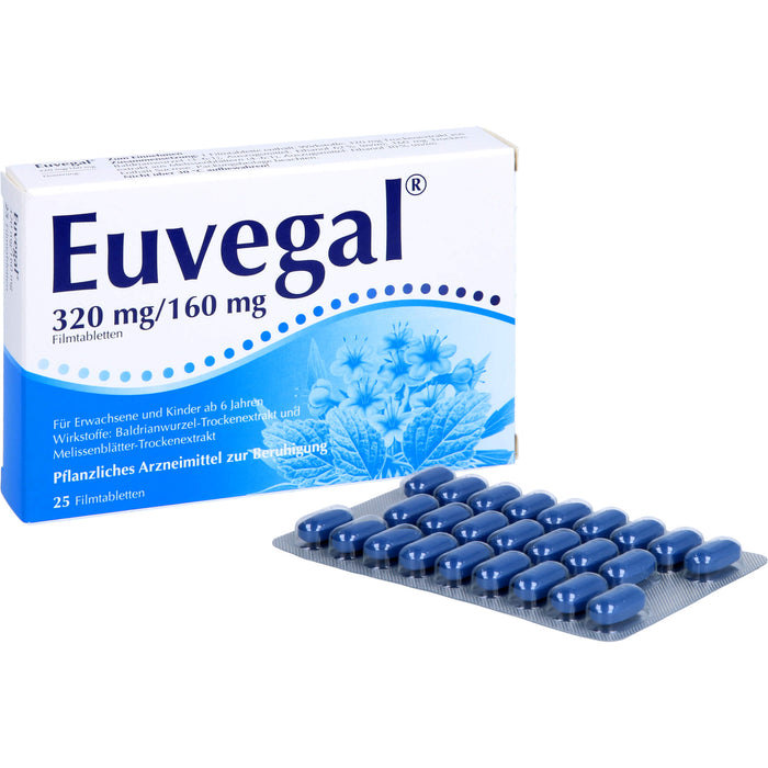 Euvegal 320 mg / 160 mg, Filmtabletten, 25 St FTA