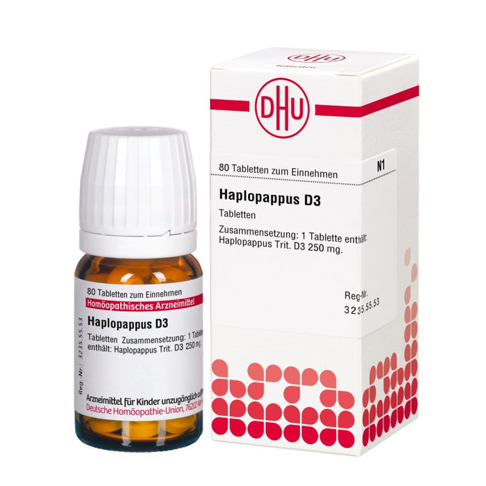 Haplopappus D3 DHU Tabletten, 80 St. Tabletten