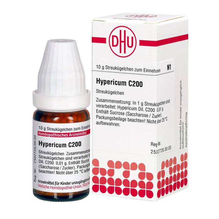 DHU Hypericum C200 Streukügelchen, 10 g Globuli