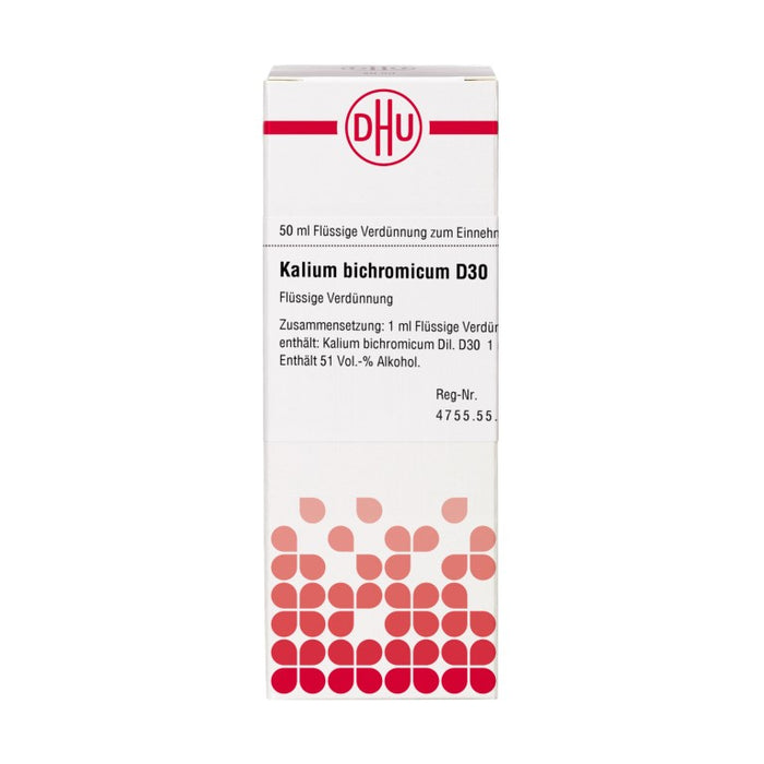 Kalium bichromicum D30 DHU Dilution, 50 ml Lösung