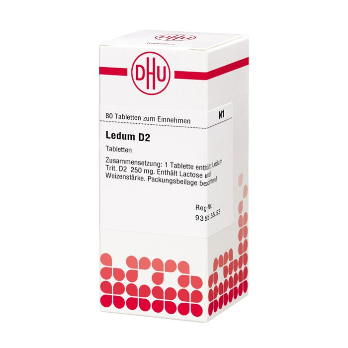 DHU Ledum D2 Tabletten, 80 St. Tabletten