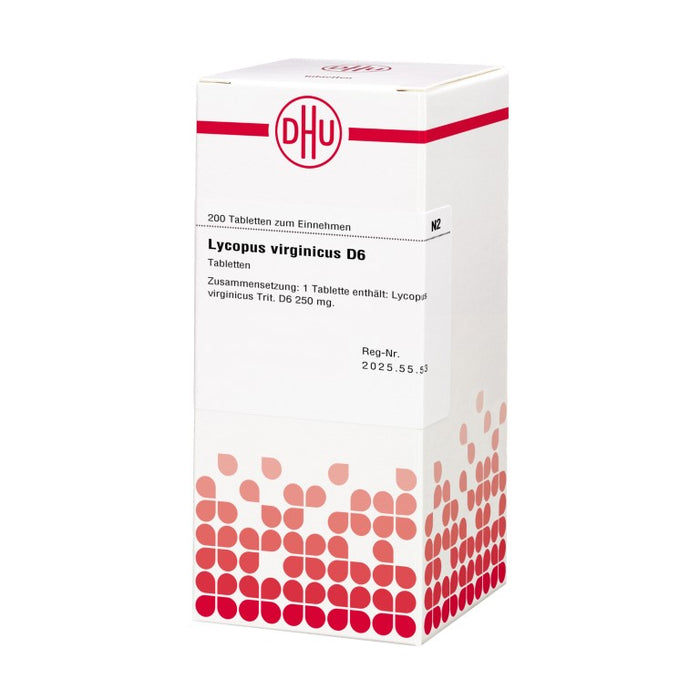 DHU Lycopus virginicus D6 Tabletten, 200 St. Tabletten