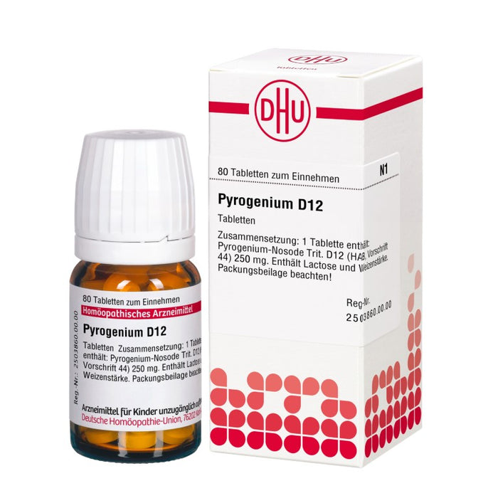 Pyrogenium D12 DHU Tabletten, 80 St. Tabletten