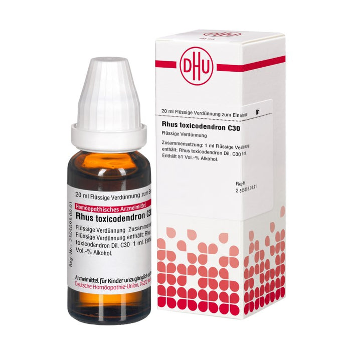 DHU Rhus toxicodendron C30 Dilution, 20 ml Lösung