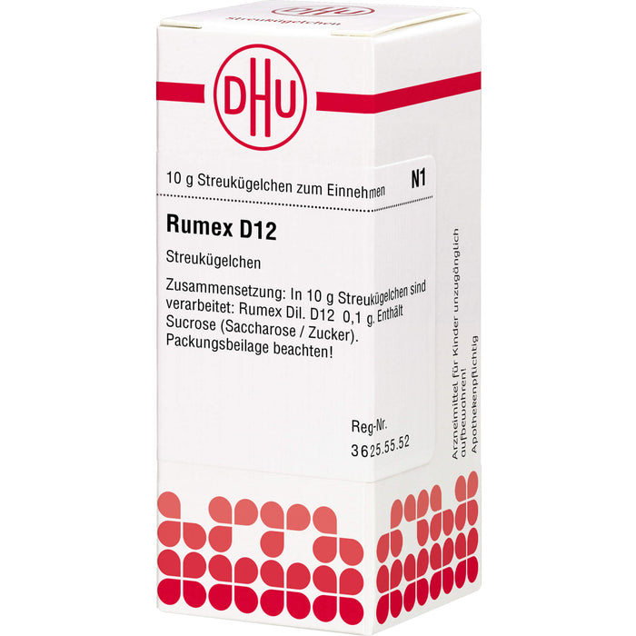 DHU Rumex D12 Streukügelchen, 10 g Globules