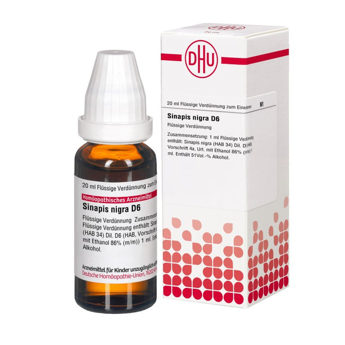 Sinapis nigra D6 DHU Dilution, 20 ml Lösung