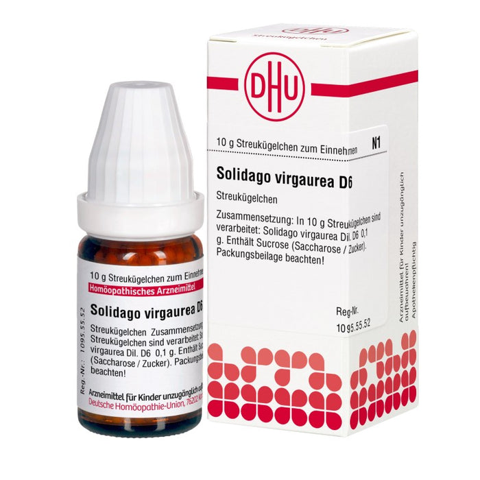 DHU Solidago virgaurea D6 Streukügelchen, 10 g Globuli