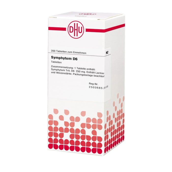 DHU Symphytum D 6 Tabletten, 200 St. Tabletten