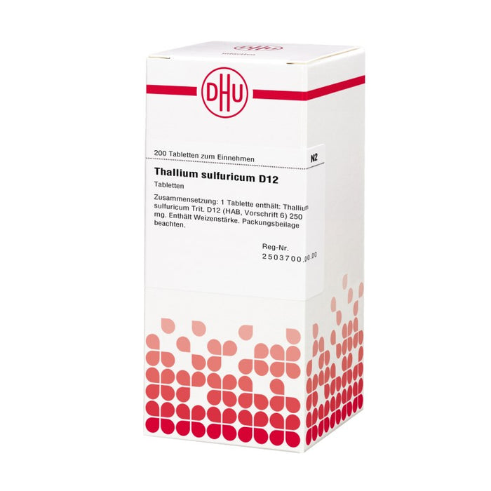 Thallium sulfuricum D12 DHU Tabletten, 200 St. Tabletten