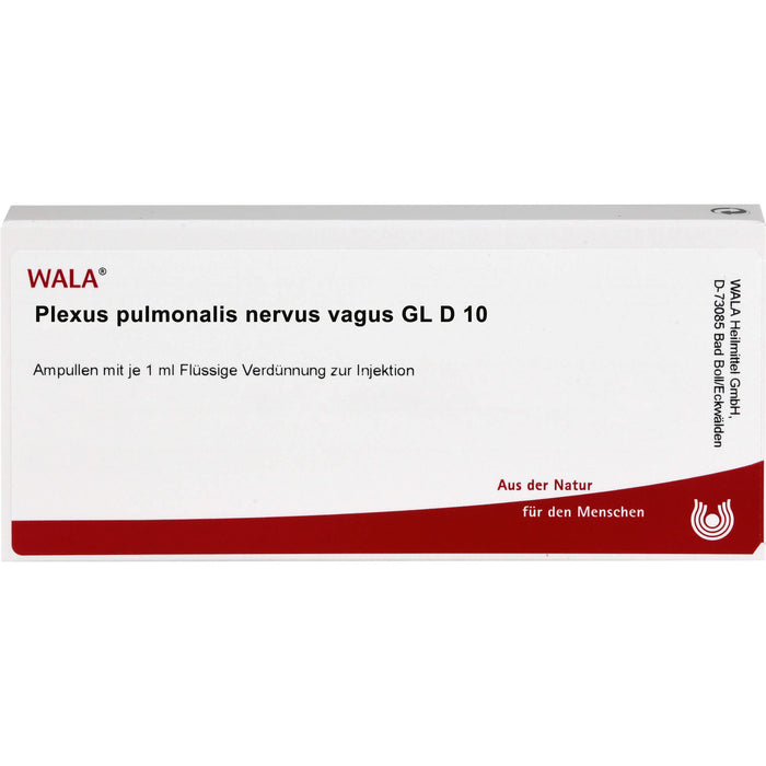 Plexus pulmon. nervus vagus Gl D10 Wala Ampullen, 10X1 ml AMP