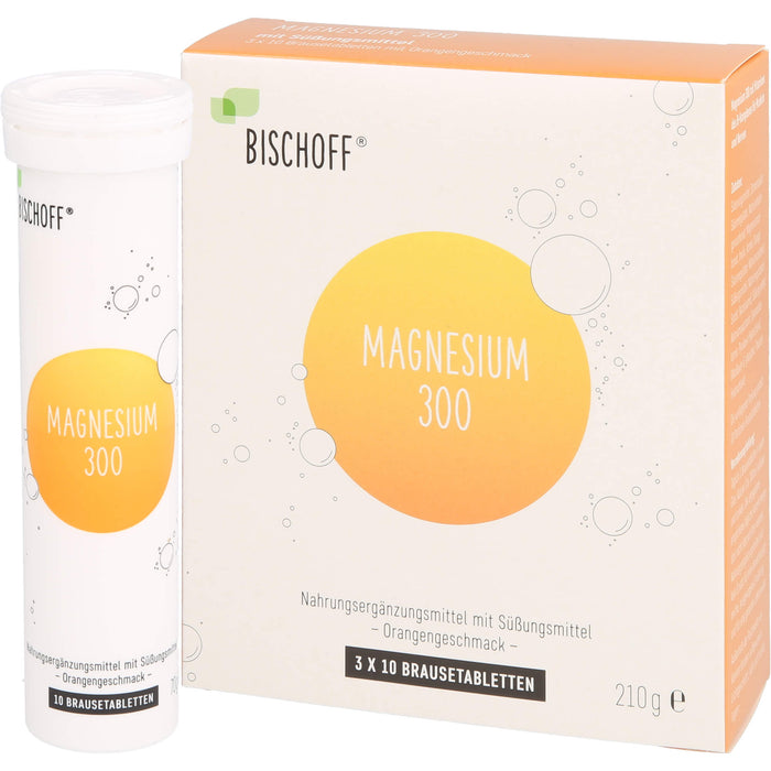 BISCHOFF Magnesium 300 Brausetabletten, 30 pcs. Tablets