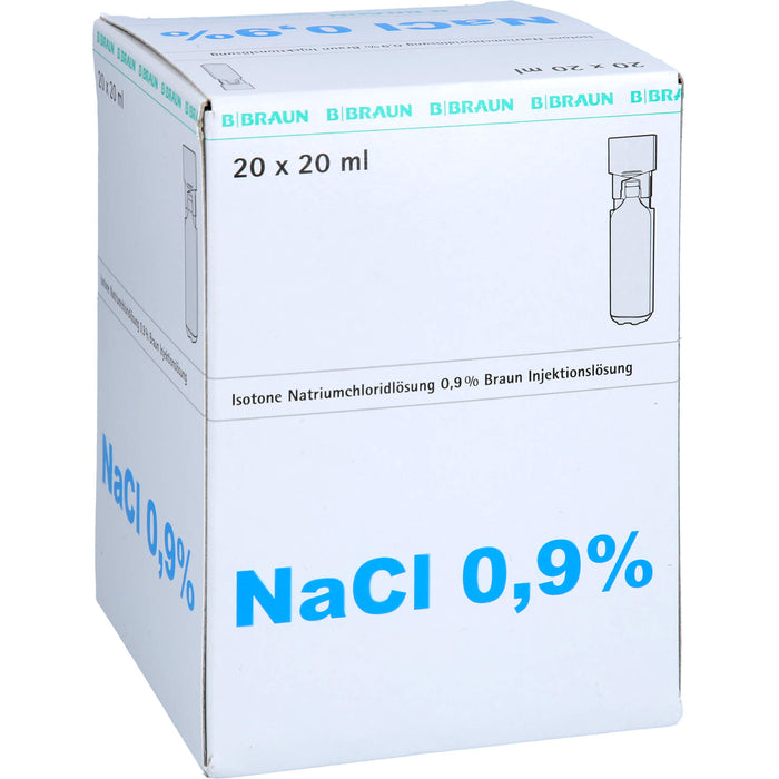 Isotone Kochsalzlösung NaCl 0,9% Braun Mini-Plasco connect, 400 ml Solution