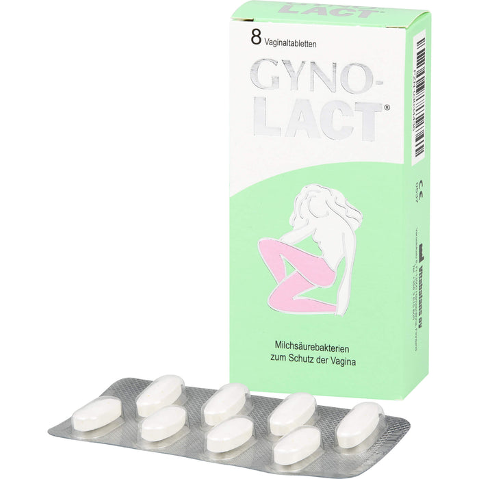 Gynolact Vaginaltabletten, 8 St. Tabletten