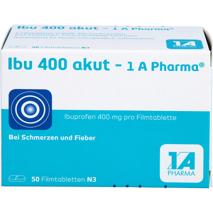 Ibu 400 akut - 1 A Pharma Filmtabletten, 50 St. Tabletten