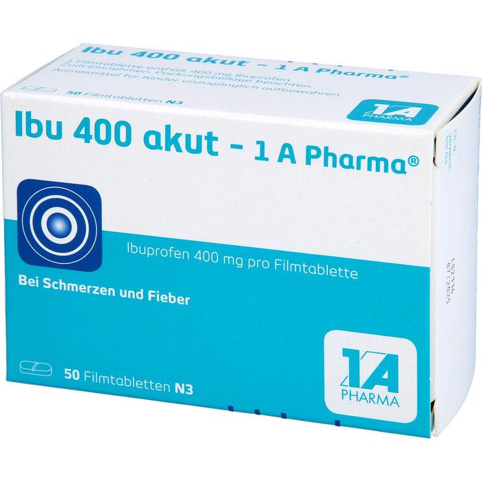 Ibu 400 akut - 1 A Pharma Filmtabletten, 50 pc Tablettes