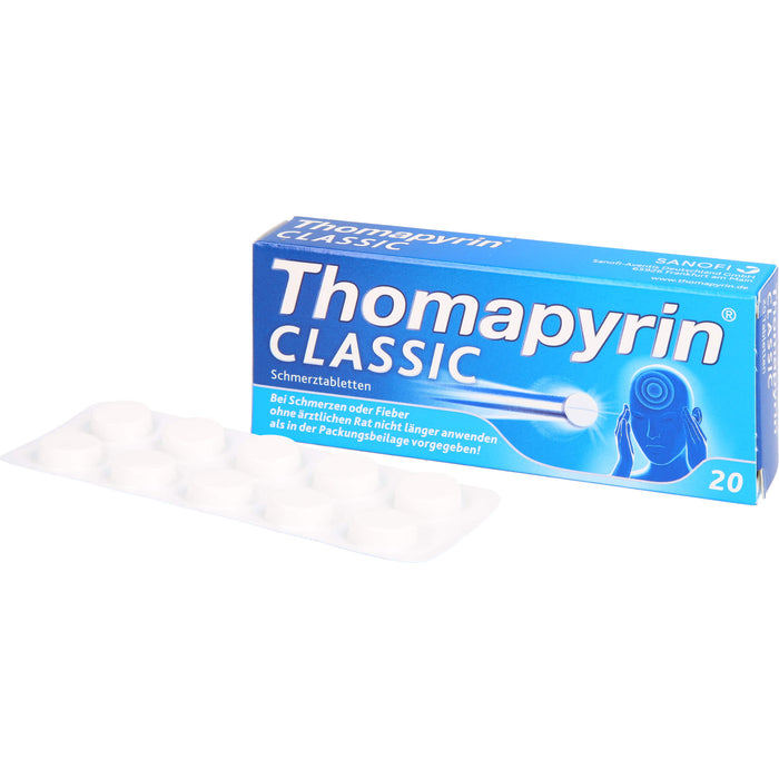 Thomapyrin classic Schmerztabletten Original von Sanofi-Aventis, 20 St. Tabletten