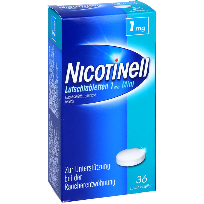 Nicotinell Mint Lutschtabletten zur Raucherentwöhnung, 36 pcs. Tablets