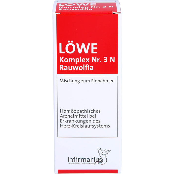 LÖWE Komplex Nr. 3 N Rauwolfia Tropfen, 100 ml Lösung