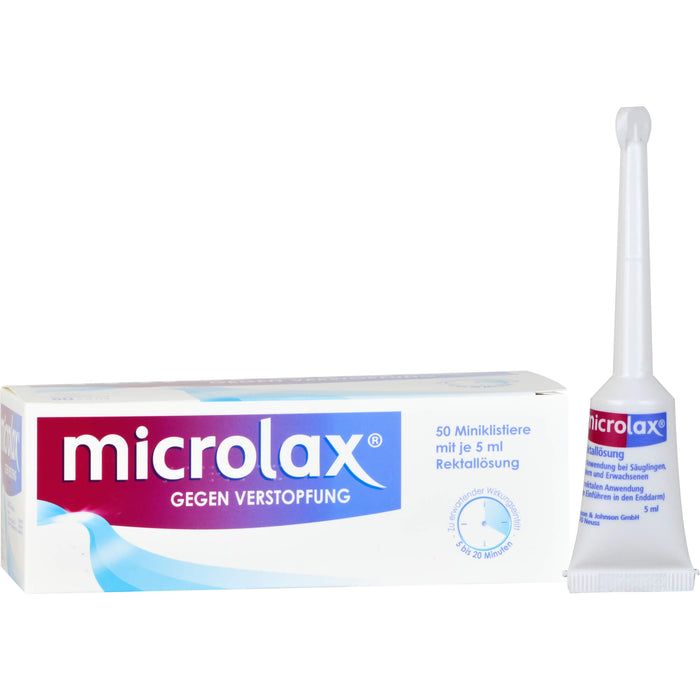 microlax Miniklistier Rektallösung Reimport EurimPharm, 50 St. Klistiere